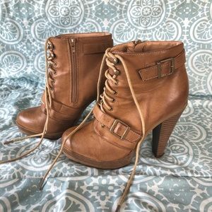Forever 21 Brown Heel Boots